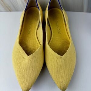 Rothy’s Yellow Ballet Slippers Flats